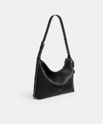モット メッセンジャー バッグ 38・ラブド レザー・スタッズ | COACH